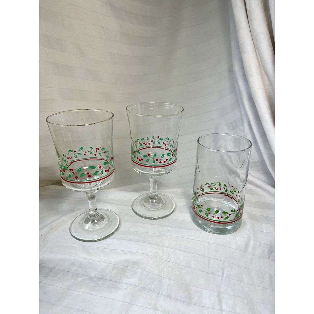 Vintage Arby’s Christmas Glasse